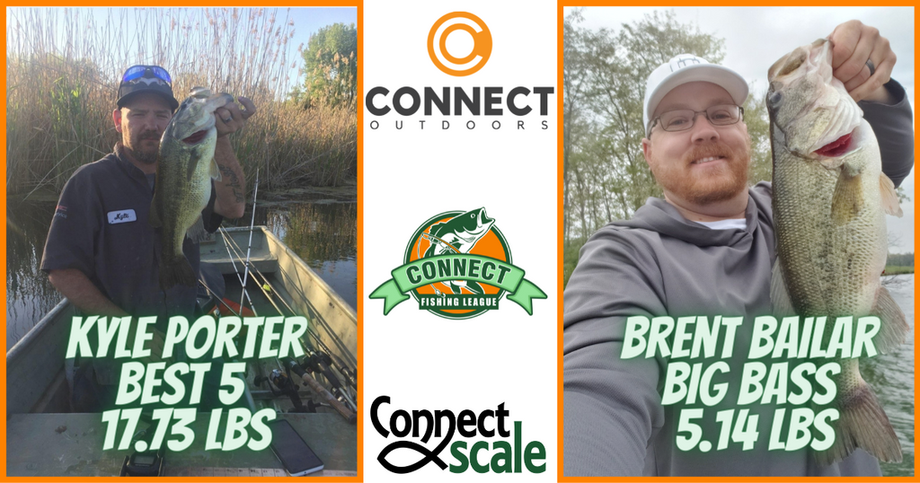 Connect Fishing League May Bass Tournament Results